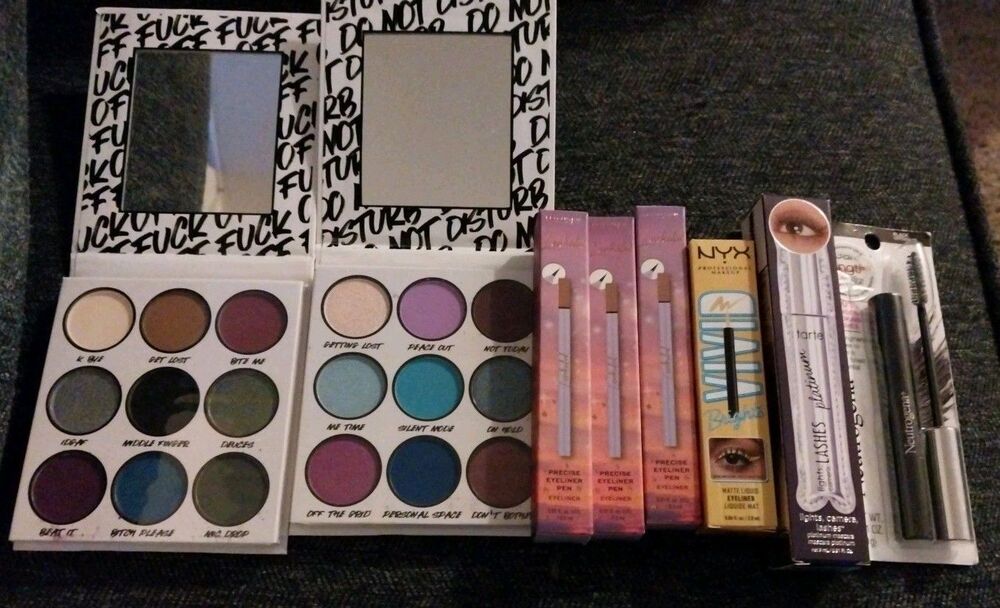 BH Cosmetics Palette Revolution Eyeliner NYX Tarte Neutrogena Mascara Lot NIB